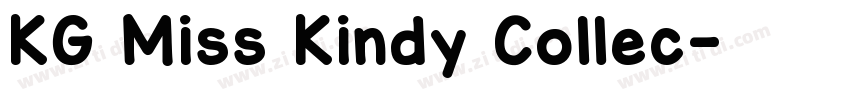 KG Miss Kindy Collec字体转换